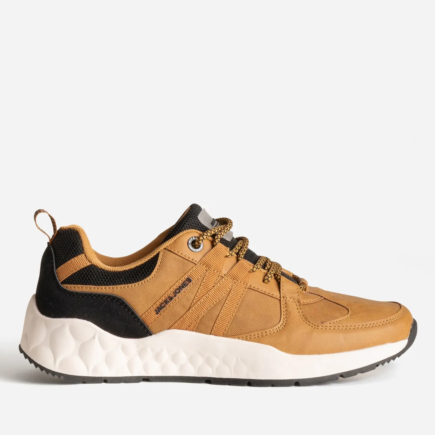 Jack & Jones Baskets/Tennis^Tennis JACK&JONES bi-matière CAMEL