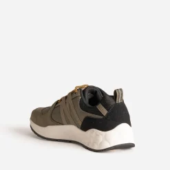 Jack & Jones Baskets/Tennis^Tennis JACK&JONES bi-matière KAKI