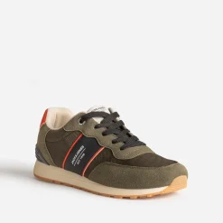 Jack & Jones Baskets/Tennis^Tennis JACK&JONES , noire et rouge KAKI