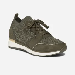 Eram Baskets^Tennis tricotée KAKI