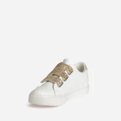Kaporal Baskets^Tennis he scratchs dorés BLANC
