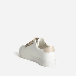 Kaporal Baskets^Tennis he scratchs dorés BLANC