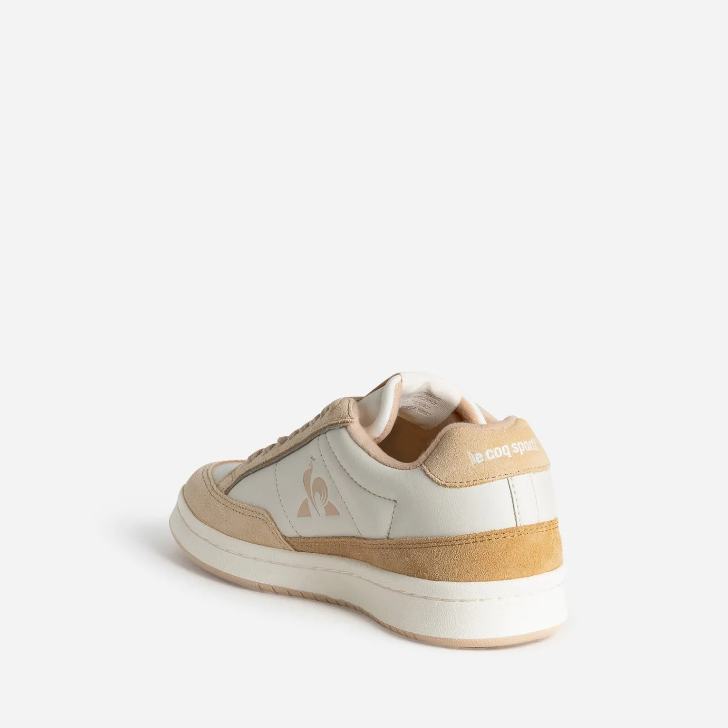 Le Coq Sportif Baskets^Tennis beige cuir BLANC