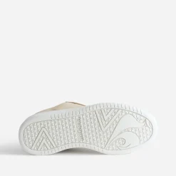 Le Coq Sportif Baskets^Tennis beige en cuir ROSE