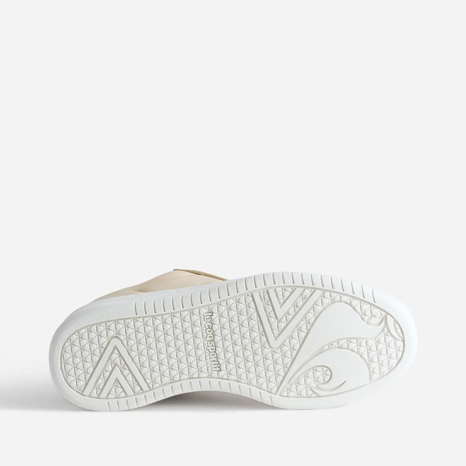 Le Coq Sportif Baskets^Tennis beige en cuir ROSE