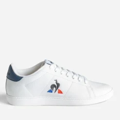 Le Coq Sportif Baskets/Tennis^Tennis he cuir logo tricolore BLANC