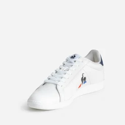 Le Coq Sportif Baskets/Tennis^Tennis he cuir logo tricolore BLANC