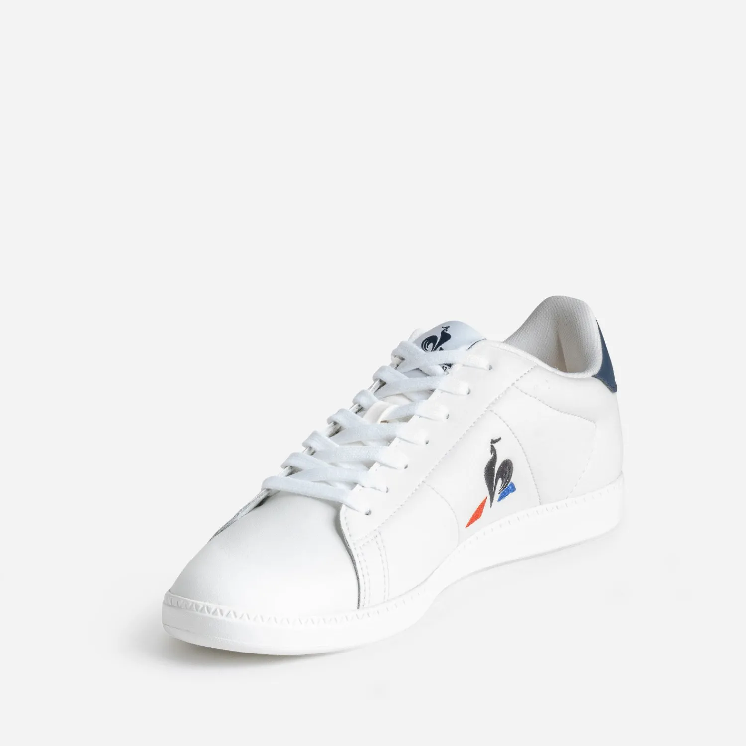 Le Coq Sportif Baskets/Tennis^Tennis he cuir logo tricolore BLANC