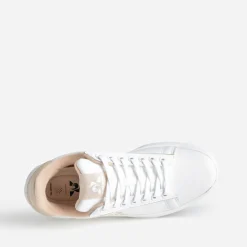 Le Coq Sportif Baskets^Tennis he en cuir BLANC