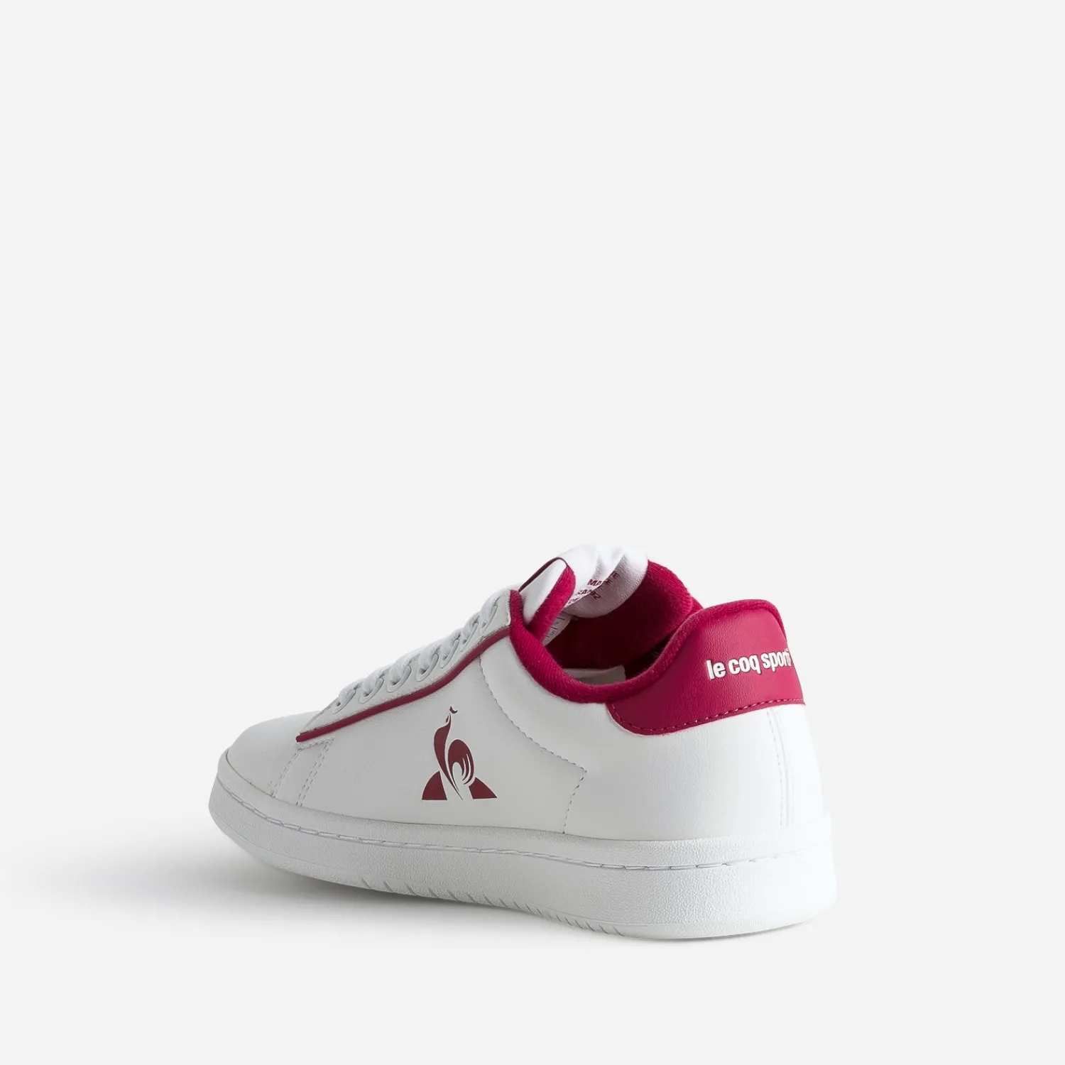 Le Coq Sportif Baskets^Tennis et bordeaux cuir BLANC