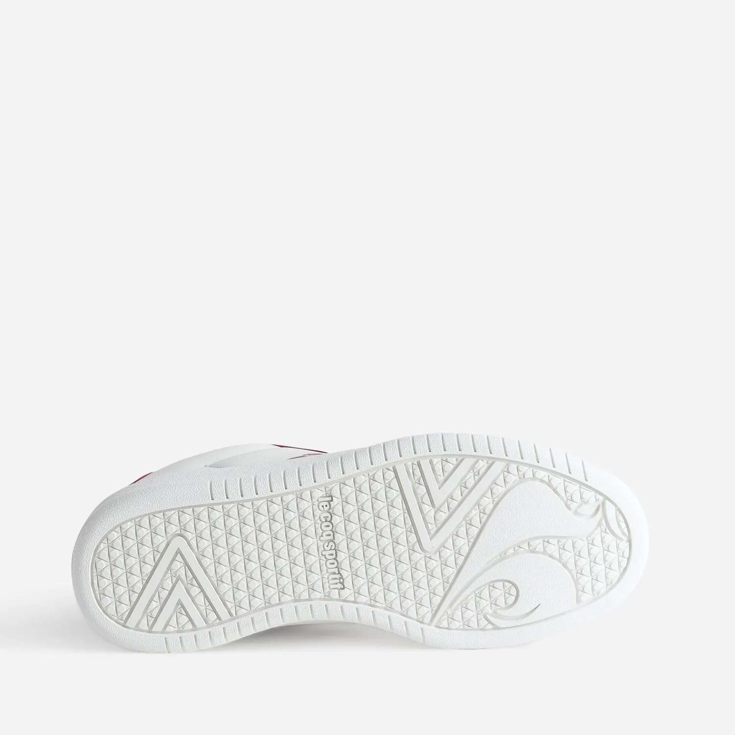 Le Coq Sportif Baskets^Tennis et bordeaux cuir BLANC