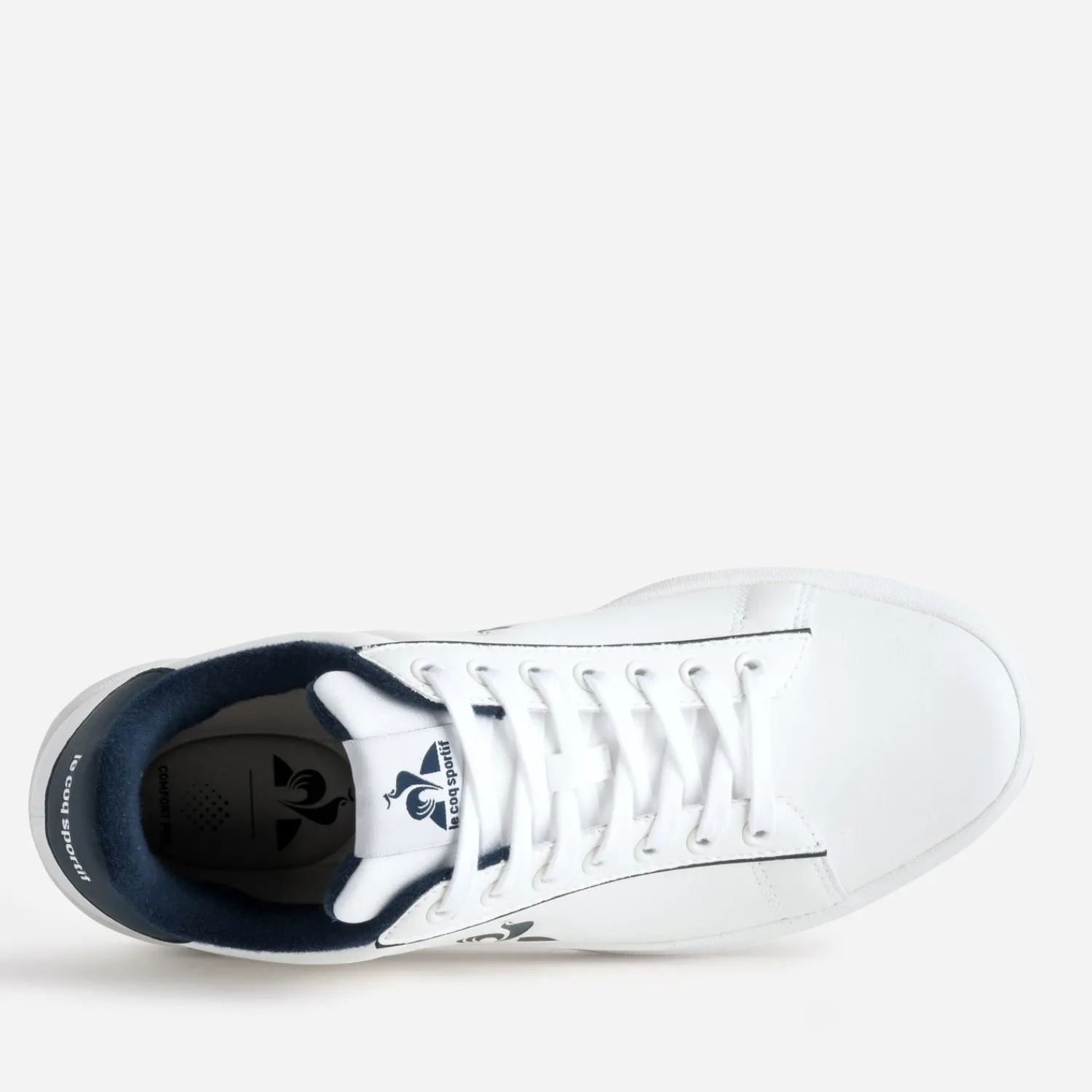 Le Coq Sportif Baskets/Tennis^Tennis he et marine cuir BLANC