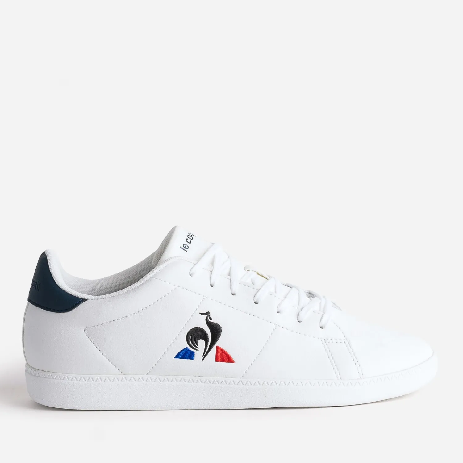 Le Coq Sportif Baskets/Tennis^Tennis he logo tricolore brodé BLANC