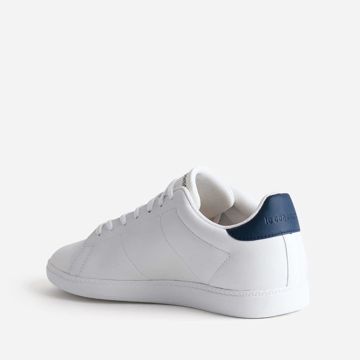 Le Coq Sportif Baskets/Tennis^Tennis he logo tricolore brodé BLANC