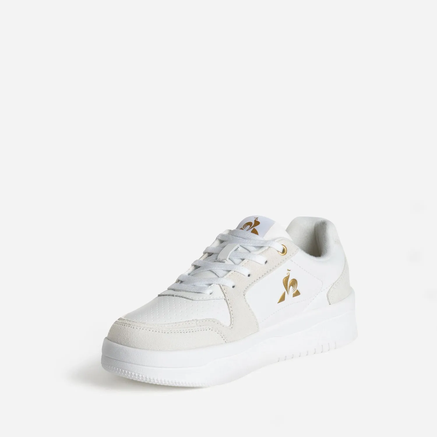 Le Coq Sportif Baskets^Tennis écrue et crème en cuir BLANC