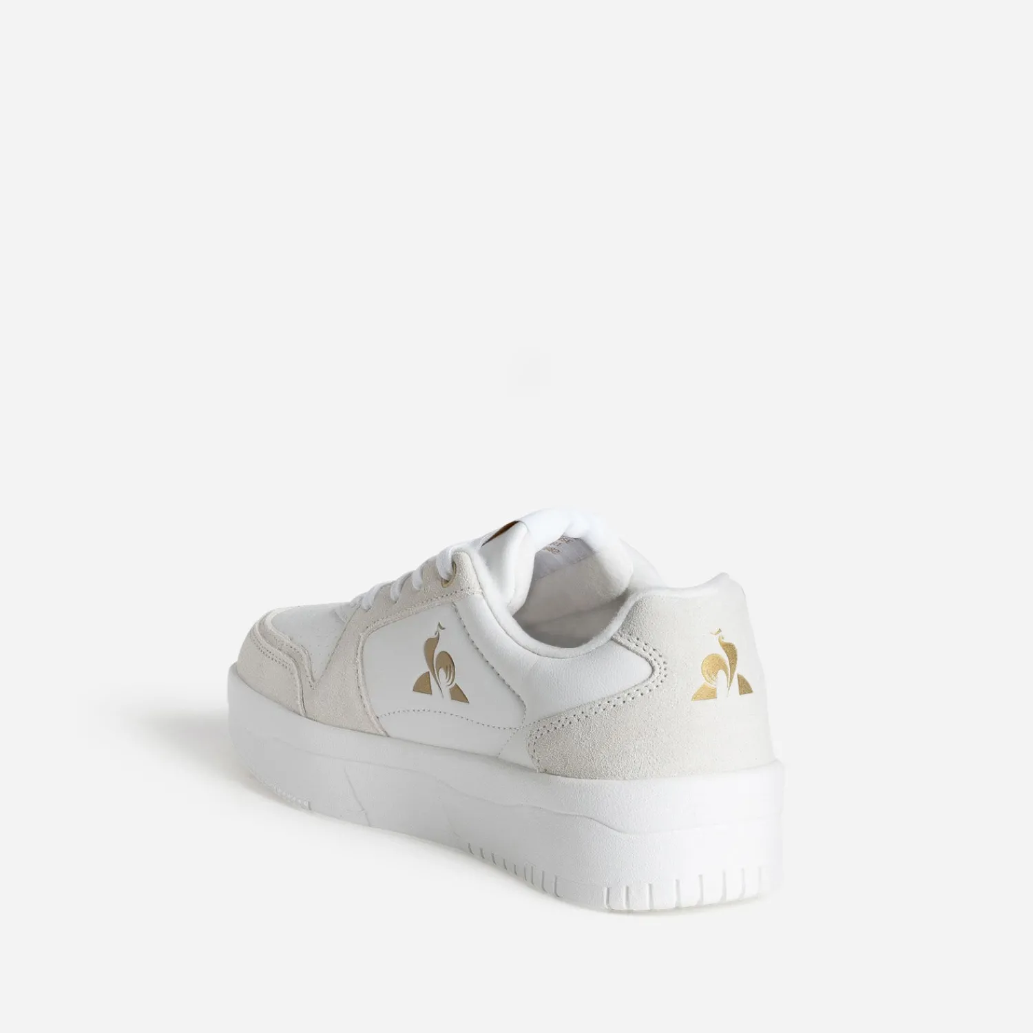 Le Coq Sportif Baskets^Tennis écrue et crème en cuir BLANC