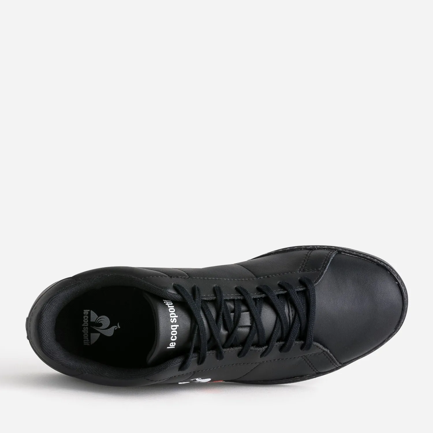 Le Coq Sportif Baskets/Tennis^Tennis e logo tricolore brodé NOIR