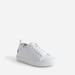 Le Temps des Cerises Baskets^Tennis he en toile BLANC