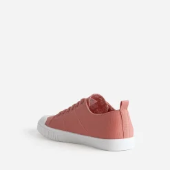 Le Temps des Cerises Baskets^Tennis corail en toile ORANGE
