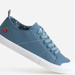 Le Temps des Cerises Baskets^Tennis e en toile BLEU