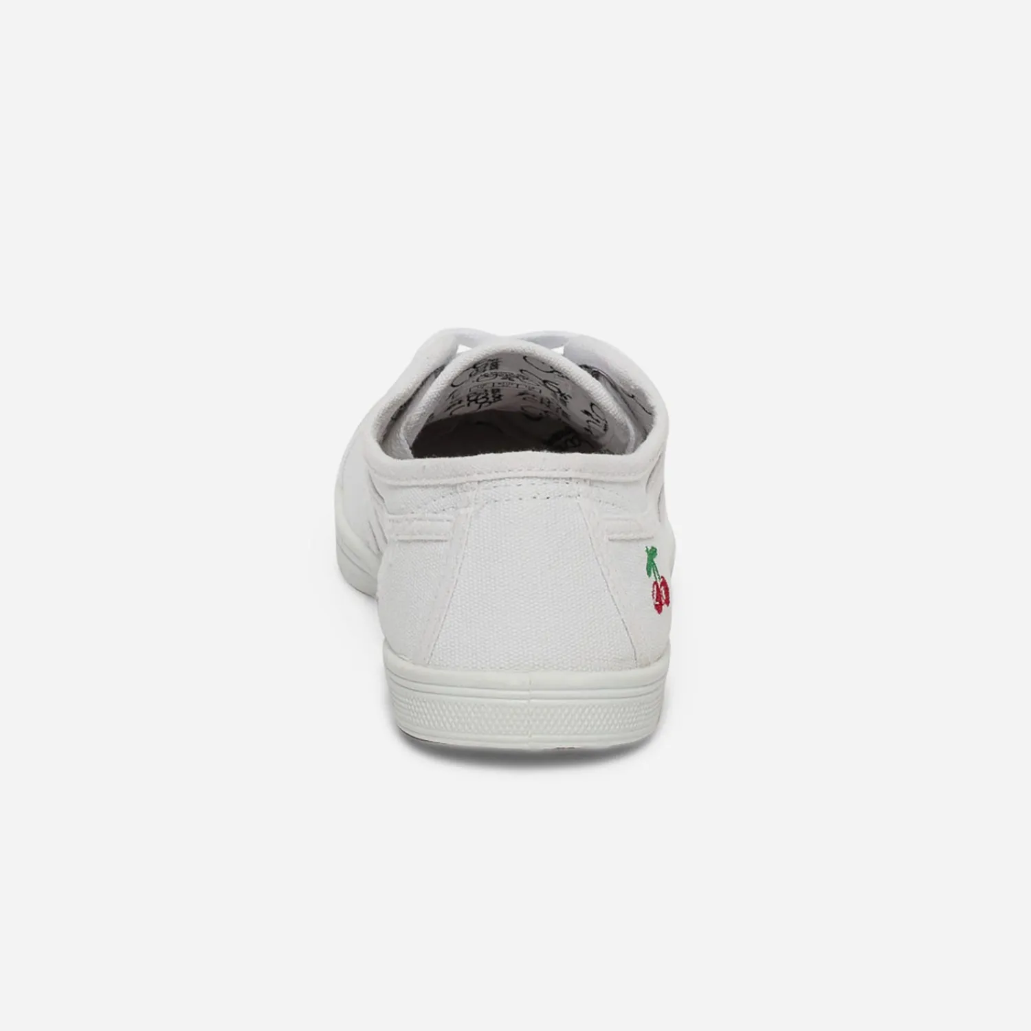 Le Temps des Cerises Baskets^Tennis he en toile BLANC