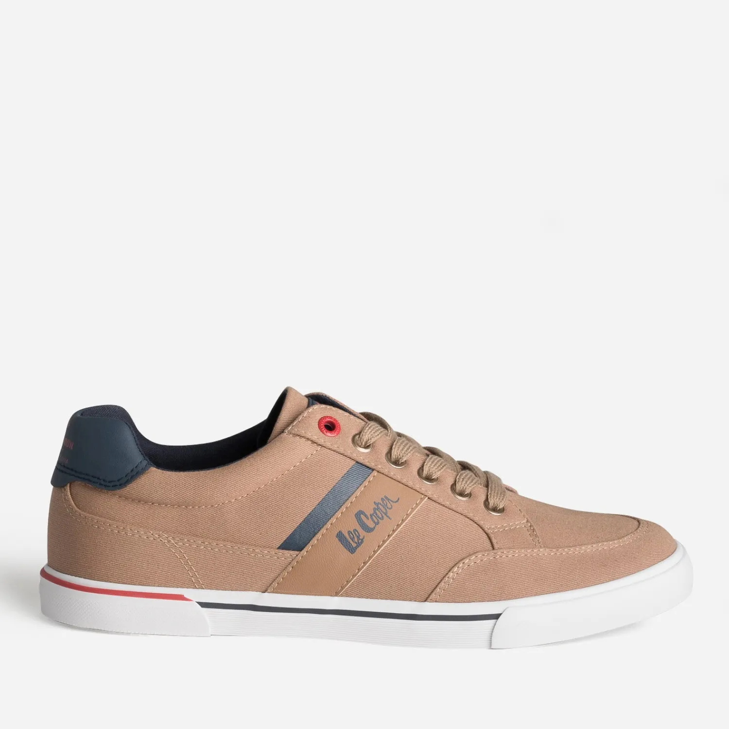 Lee Cooper Toiles^Tennis beige toile CAMEL