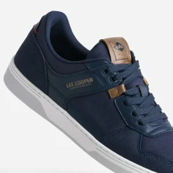 Lee Cooper Baskets/Tennis^Tennis mix matières MARINE