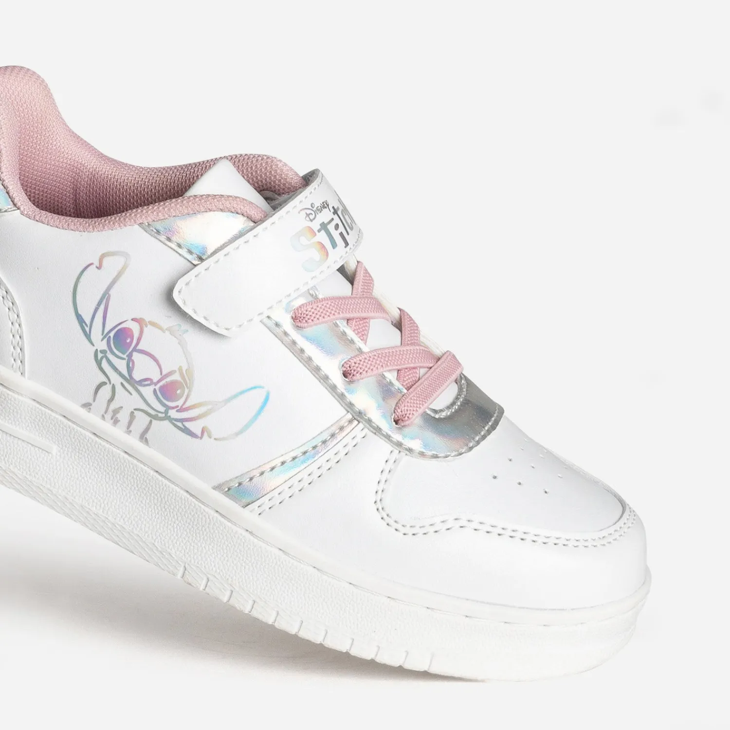 Stitch Baskets^Tennis LILO & he et iridescente BLANC