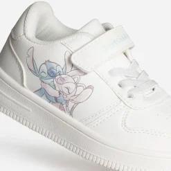 Stitch Baskets^Tennis LILO & he à scratch BLANC