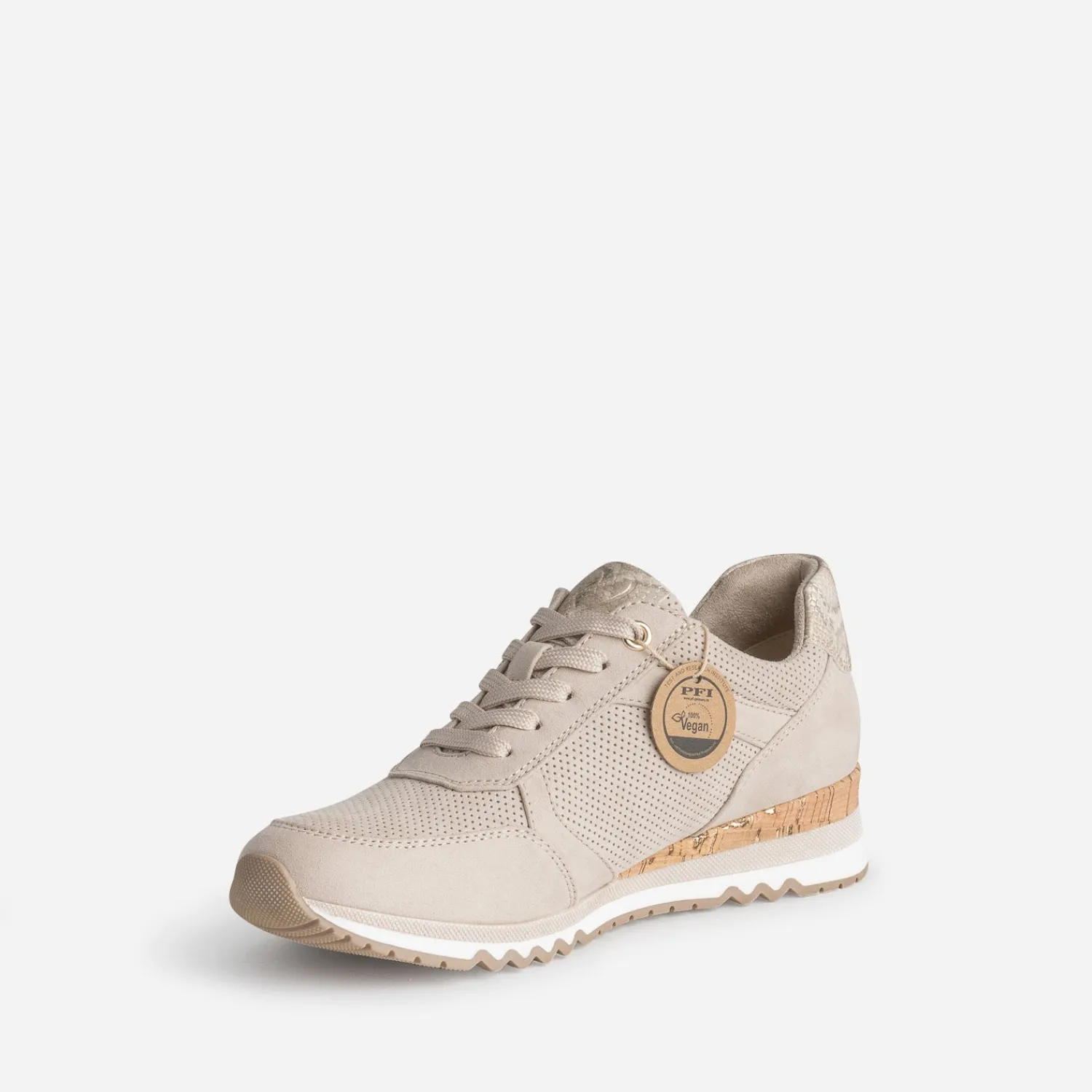 Marco Tozzi Baskets^Tennis et imprimé python BEIGE