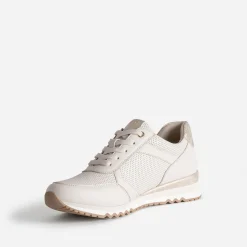Marco Tozzi Baskets^Tennis clair perforée BEIGE