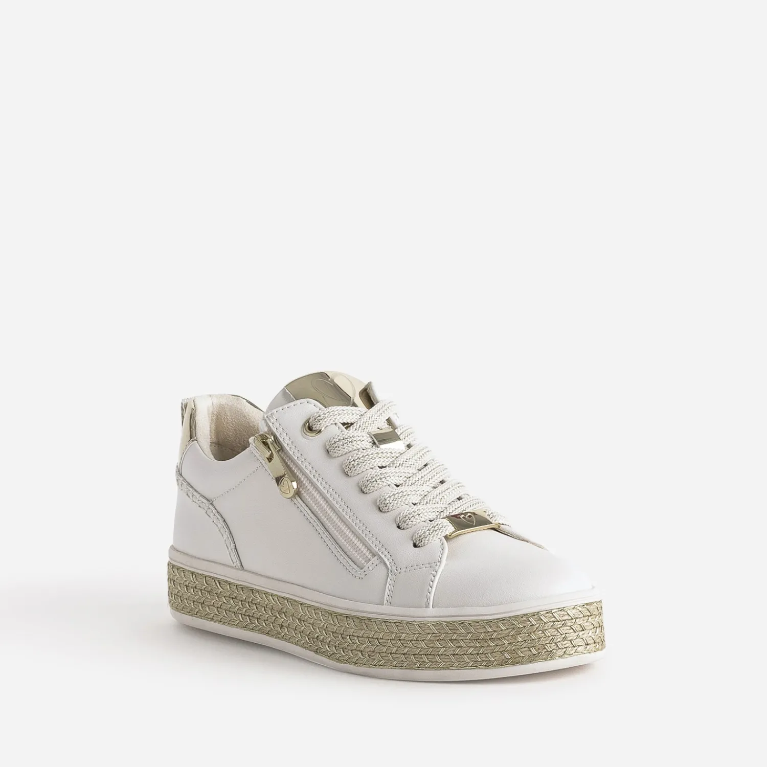 Marco Tozzi Baskets^Tennis semelle corde BEIGE