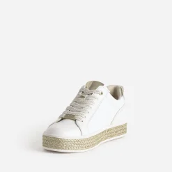 Marco Tozzi Baskets^Tennis semelle corde BEIGE