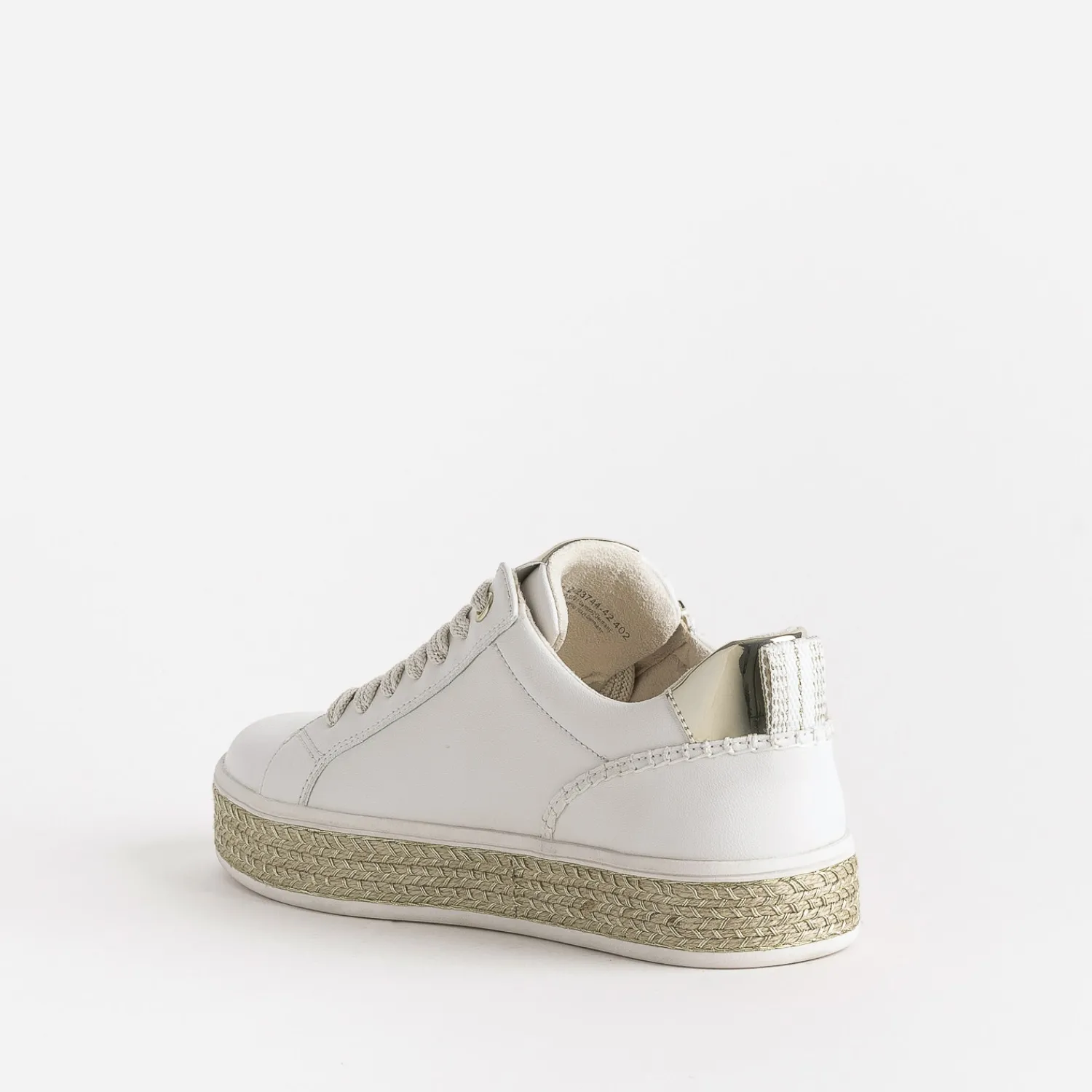 Marco Tozzi Baskets^Tennis semelle corde BEIGE