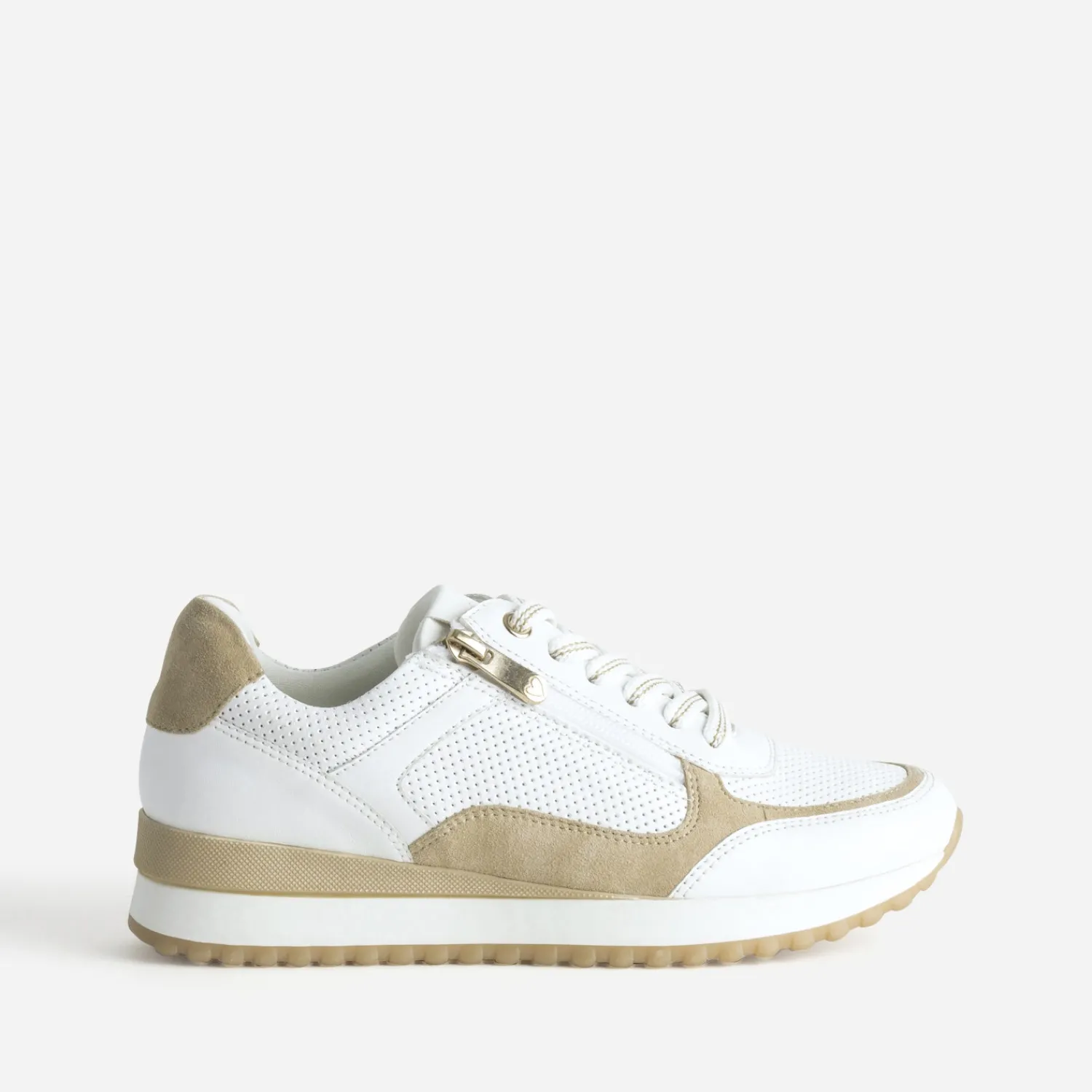 Marco Tozzi Baskets^Tennis he perforée BLANC