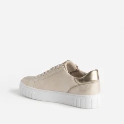 Marco Tozzi Baskets^Tennis dée motifs ajourés OR