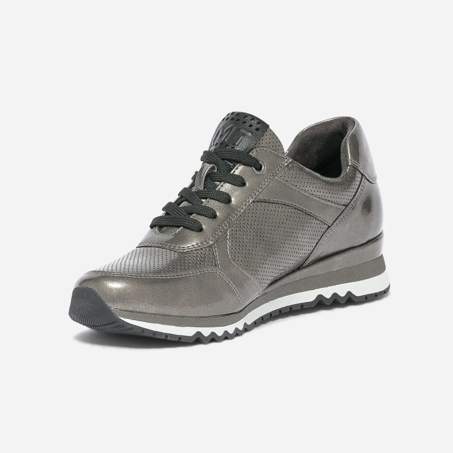 Marco Tozzi Baskets^Tennis kaki verni ARGENT