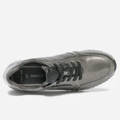 Marco Tozzi Baskets^Tennis kaki verni ARGENT