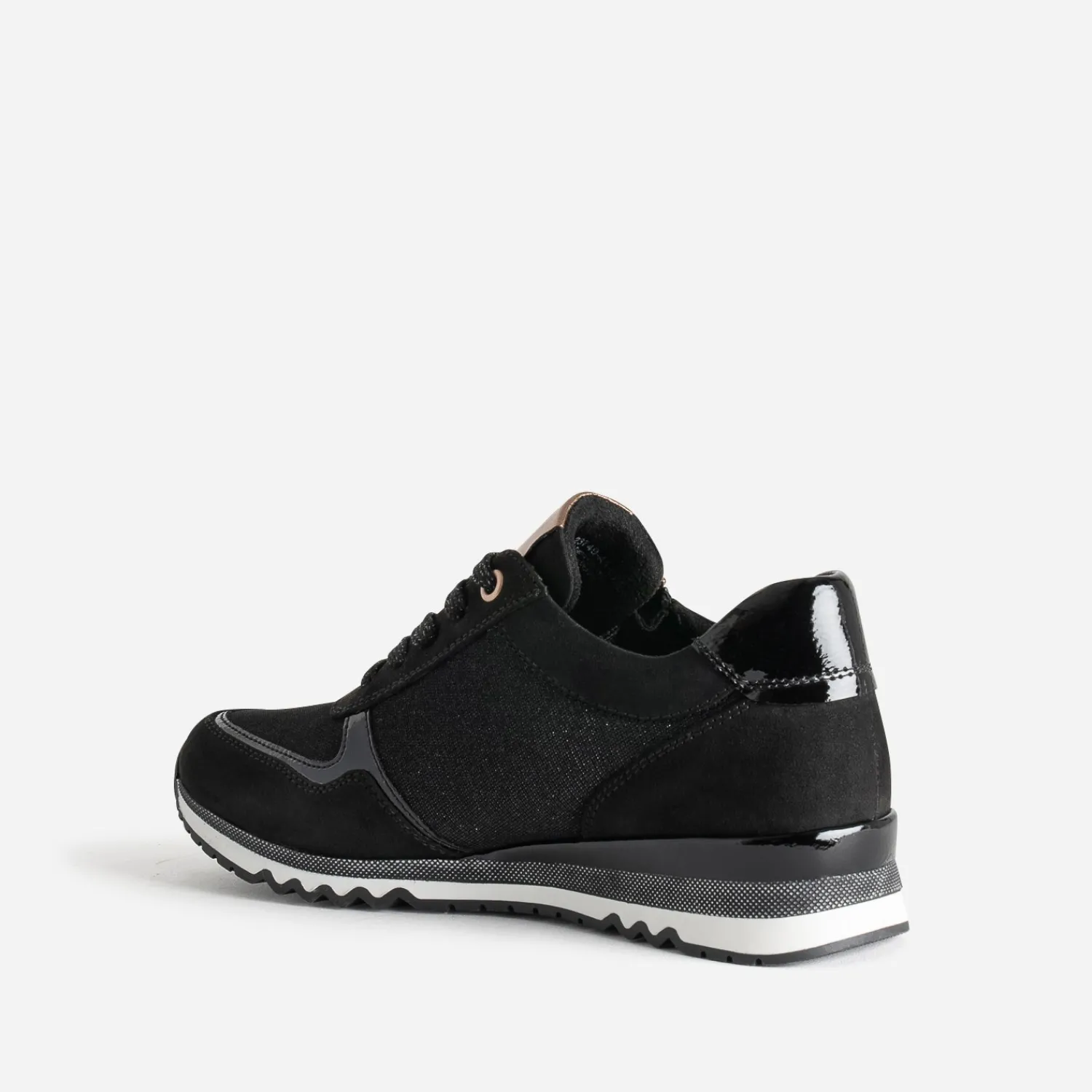 Marco Tozzi Baskets^Tennis e pailletée NOIR