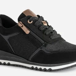 Marco Tozzi Baskets^Tennis e pailletée NOIR