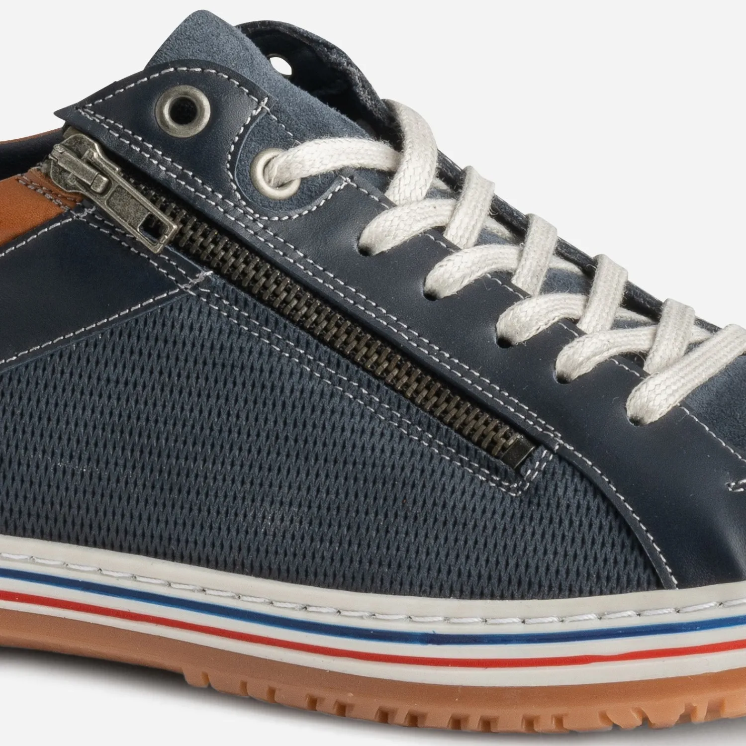 Eram Baskets/Tennis^Tennis cuir éco-conçu MARINE