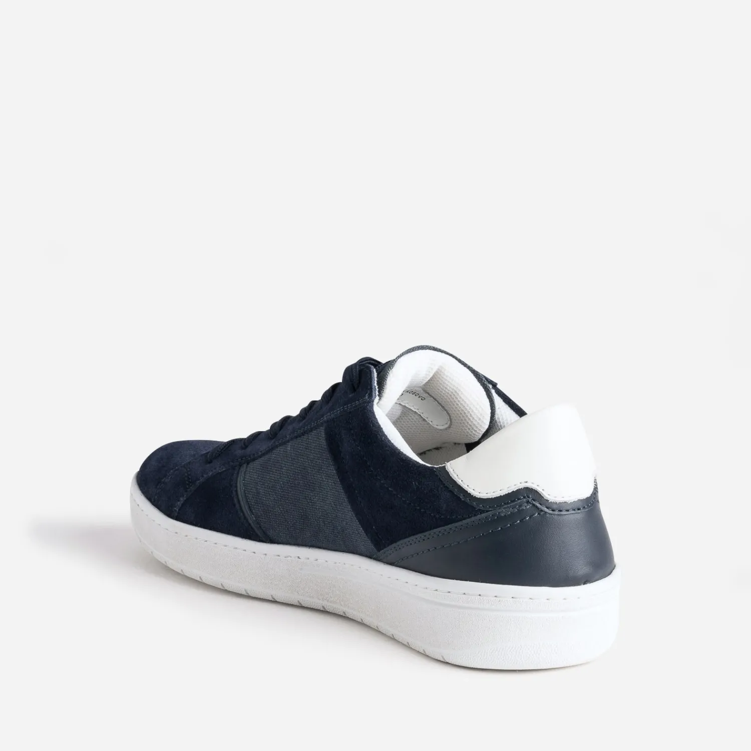 Eram Baskets/Tennis^Tennis cuir velours et textile MARINE