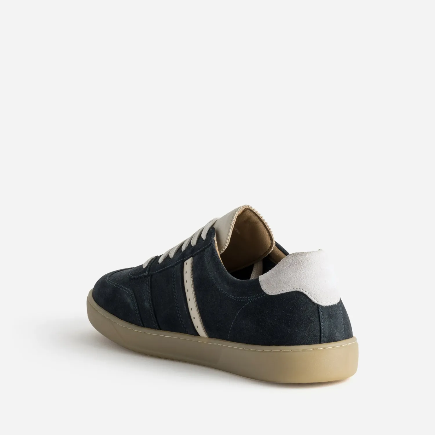 Eram Baskets/Tennis^Tennis cuir velours MARINE