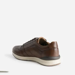 Eram Baskets/Tennis^Tennis marron foncé en cuir COGNAC