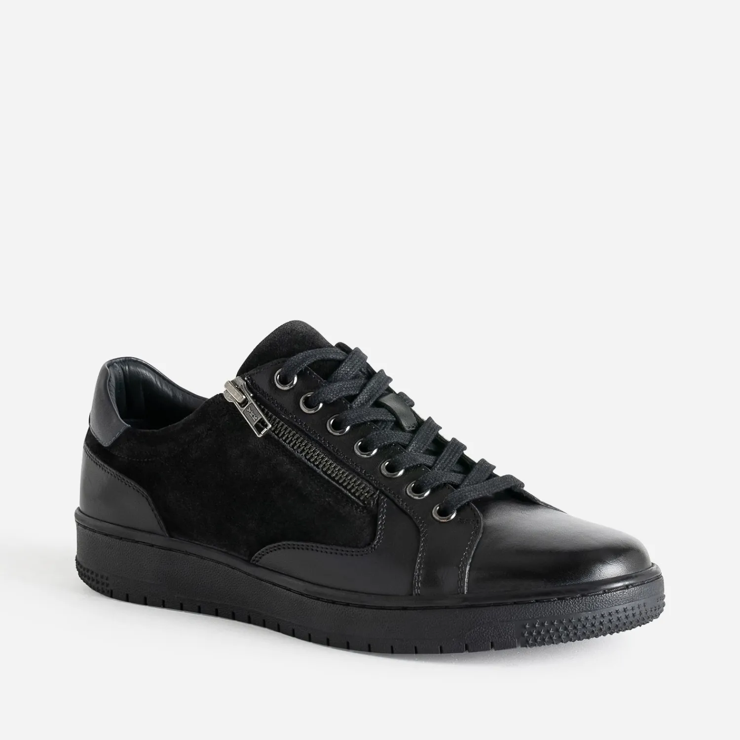 Eram Baskets/Tennis^Tennis en cuir bi-matière NOIR
