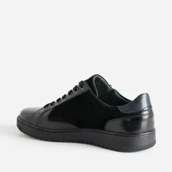 Eram Baskets/Tennis^Tennis en cuir bi-matière NOIR