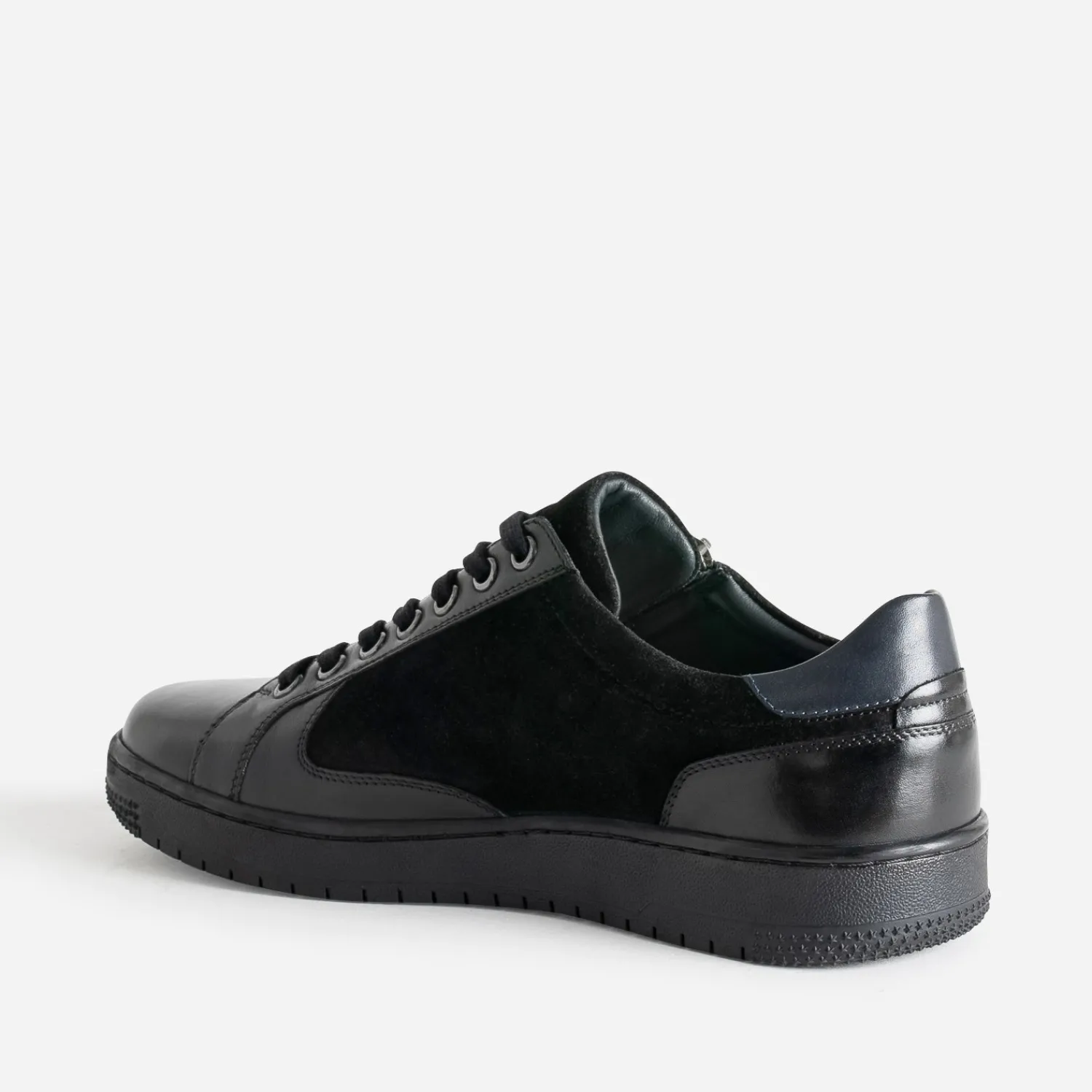 Eram Baskets/Tennis^Tennis en cuir bi-matière NOIR
