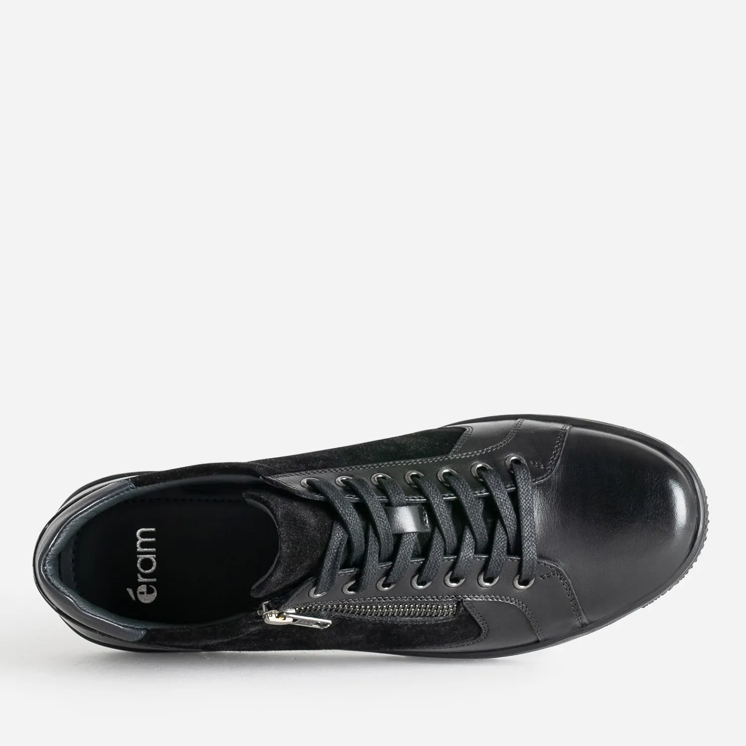 Eram Baskets/Tennis^Tennis en cuir bi-matière NOIR