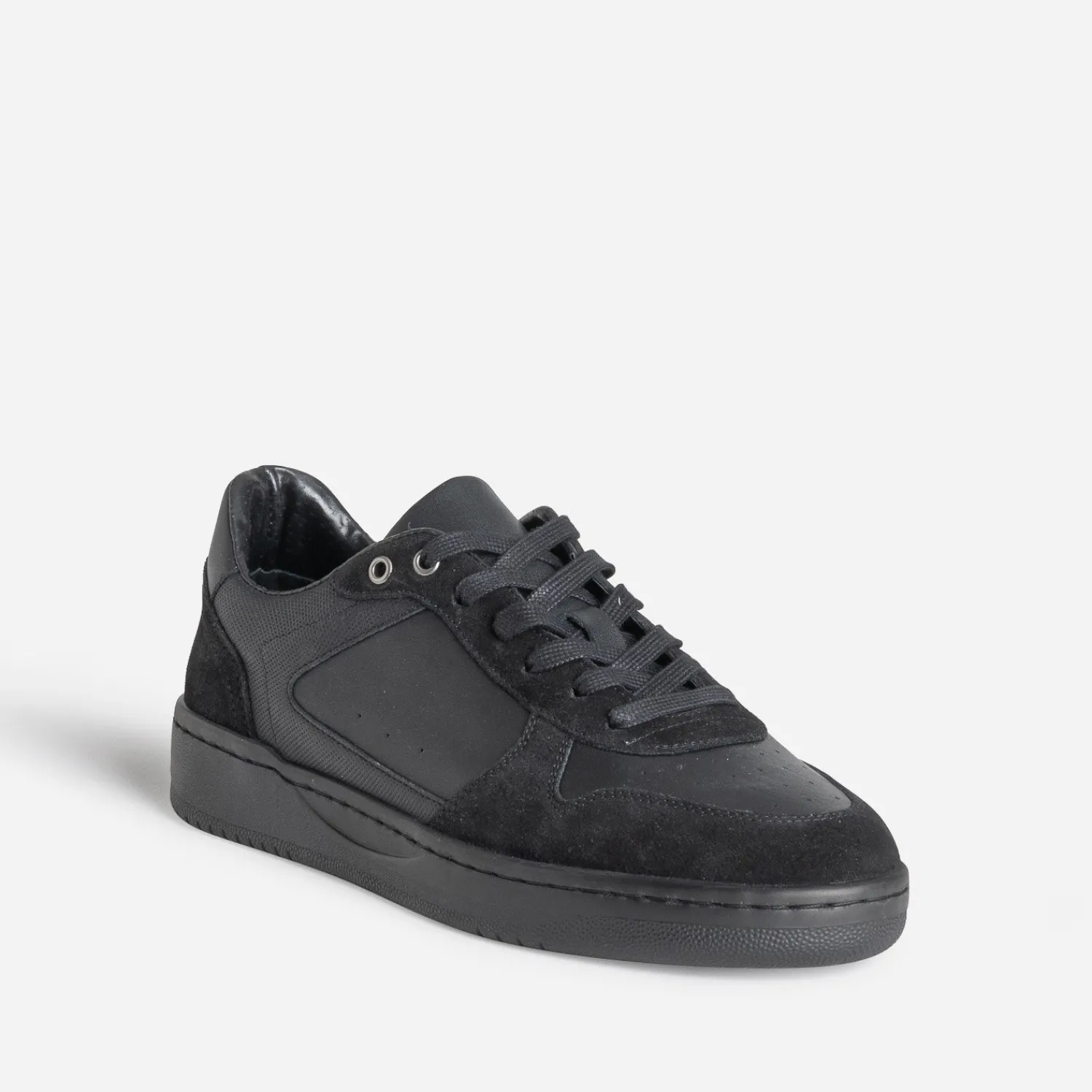 Eram Baskets/Tennis^Tennis e cuir bi-matière NOIR