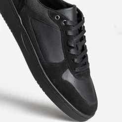 Eram Baskets/Tennis^Tennis e cuir bi-matière NOIR